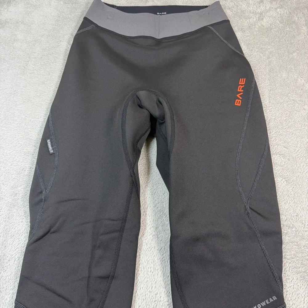 BARE Exowear Pants Men ML/MG Black Stirrup Scuba Diving Thermal Undergarment